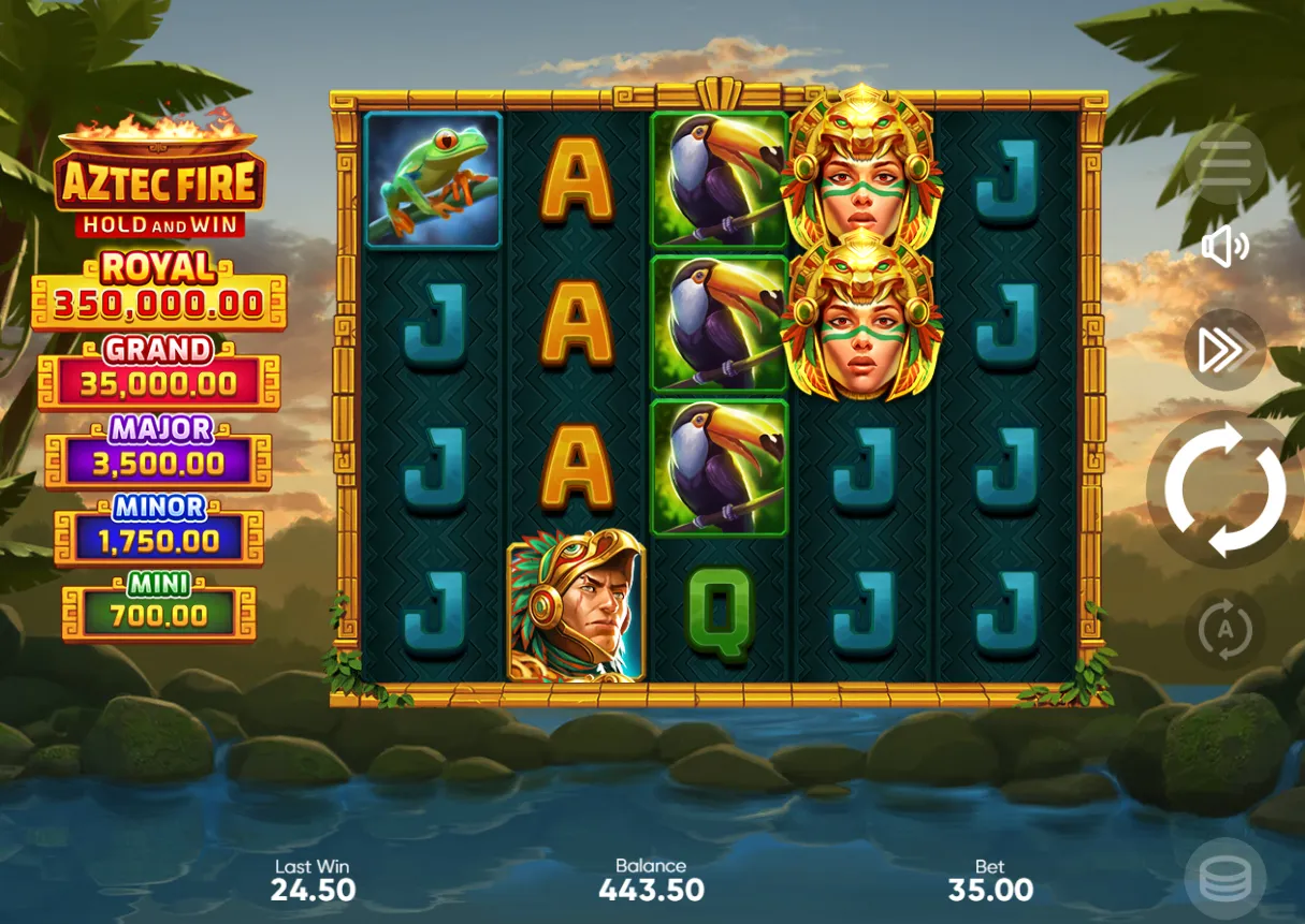 Aztec Fire: Hold and Win