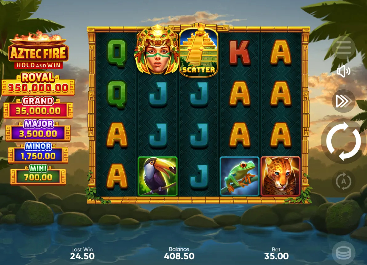 Aztec Fire: Hold and Win Slot